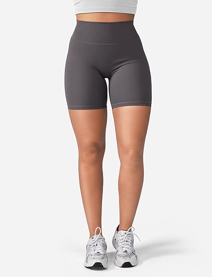 Women's Biker Shorts 3.6" /4.5" / 6" Workout Gym Shorts Craze High Waist Tummy Control Hidden Scrunch Running Yoga