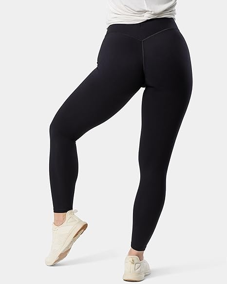 Serenity No Front Seam Leggings 25" Inseam Yoga Pants High Waisted Soft Workout Tights